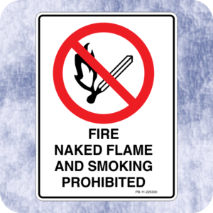 Sign Fire Naked Flame And Smoking Prohibited Klein Signs