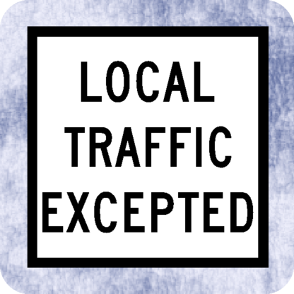 Local Traffic Excepted