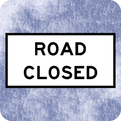 road closed