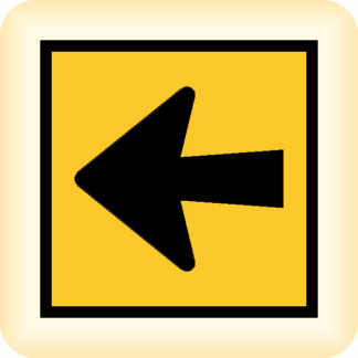 Arrow - Temporary Traffic Sign