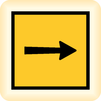 Arrow Srait - Temporary Traffic Sign