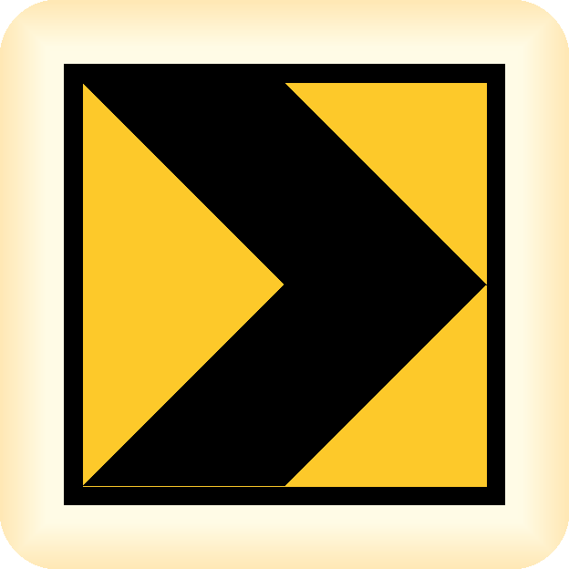 Arrow Srait – Temporary Traffic Sign – Klein Signs