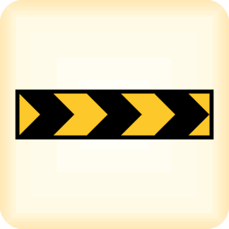 Arrow Strait - Temporary Traffic Sign
