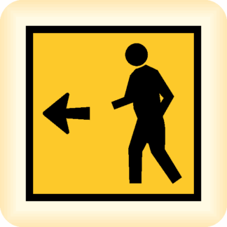 Pedestrian Crossing - Temporary Traffic Sign