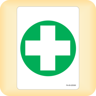 Sticker - Fist Aid Symbol