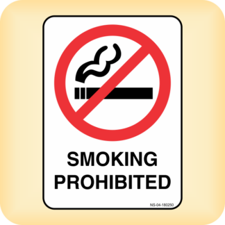 Sign - Smoking Prohibited.