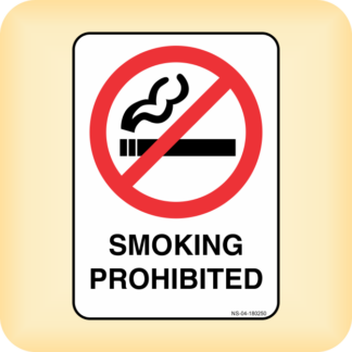 Sign - Smoking Prohibited.