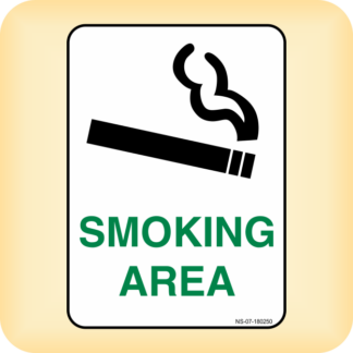 Sign - Smoking Area.