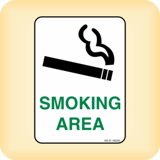 Sticker - Smoking Area.