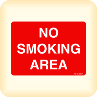 Sign - No Smoking Area.