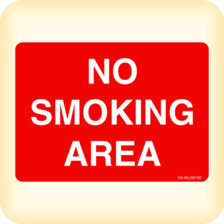 Sign - No Smoking Area.