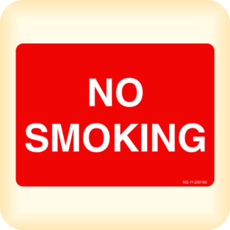 Sticker - No Smoking.