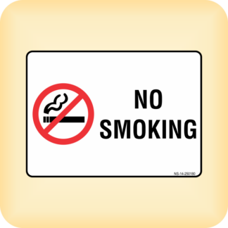 Sign - No Smoking.