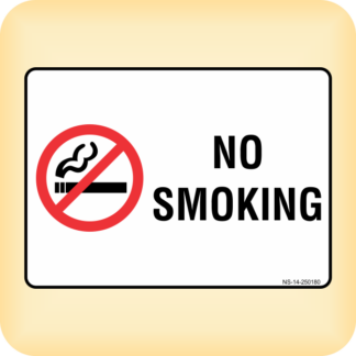 Sign - No Smoking.