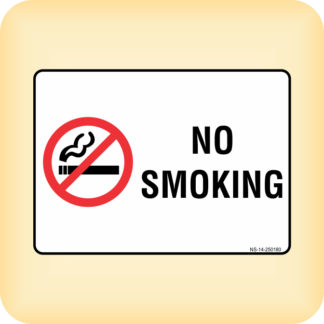 Sticker - No Smoking.
