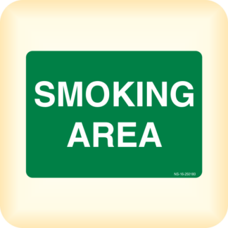 Sign - Smoking Area.