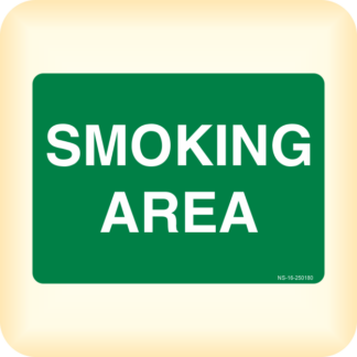 Sign - Smoking Area.