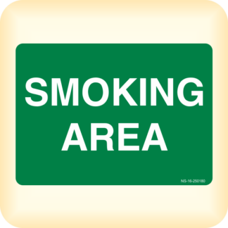 Sign - Smoking Area.
