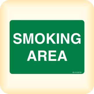 Sticker - Smoking Area.