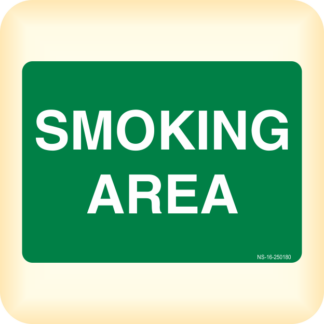 Sticker - Smoking Area.