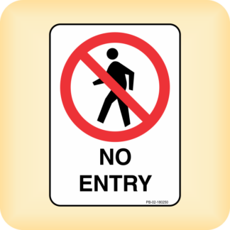 Sticker - No Entry
