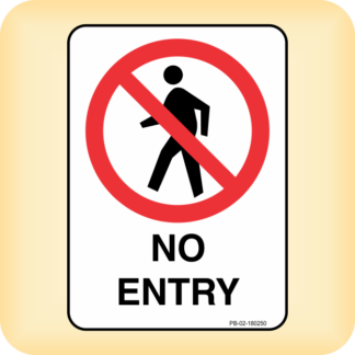 Sticker - No Entry