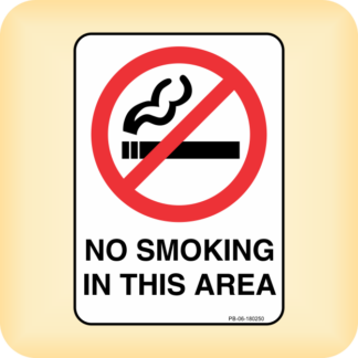 Sign - No Smoking In This Area
