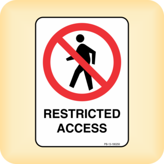 Sticker - Restricted Access