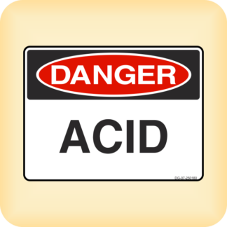 Sticker - Danger - Acid.