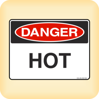 Sign - Danger - Hot.
