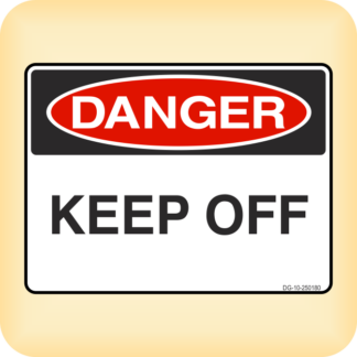 Sign - Danger - Keep Off.
