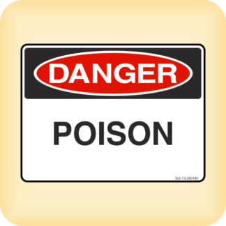 Sign - Danger - Poison.