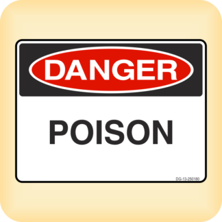 Sign - Danger - Poison.