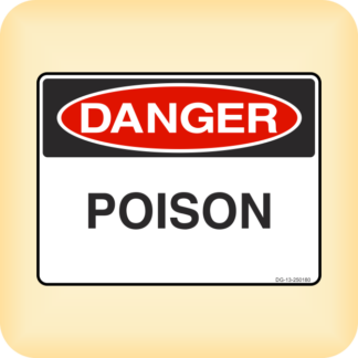 Sticker - Danger - Poison.