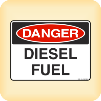 Sticker - Danger - Diesel Fuel.