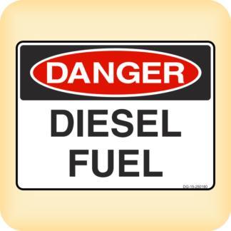 Sticker - Danger - Diesel Fuel.