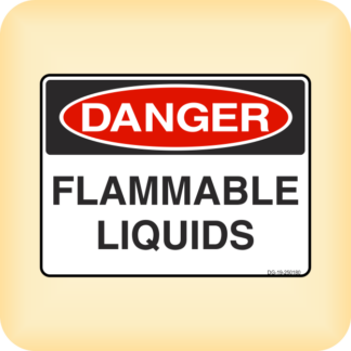 Sign - Danger - Flammable Liquids.