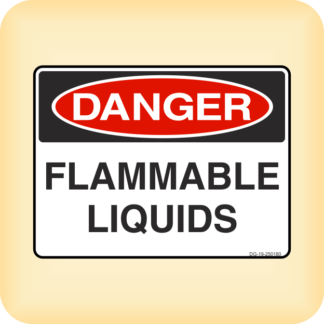 Sticker - Danger - Flammable Liquids.