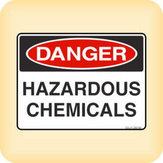 Sticker - Danger - Hazardous Chemicals.