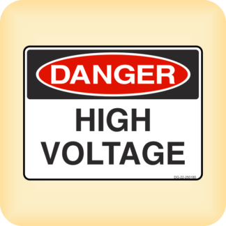 Sticker - Danger - High Voltage.