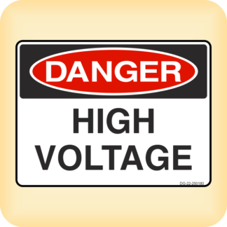 Sticker - Danger - High Voltage.