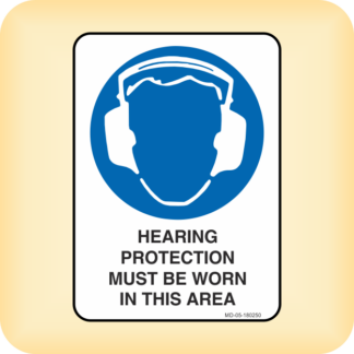 Sign - Hearing Protection Must be Worn in This Area.