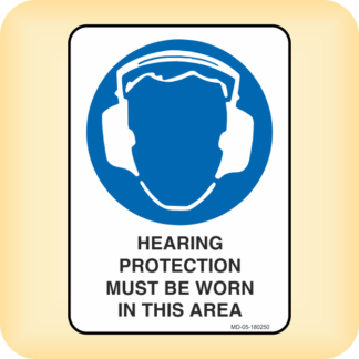 Sign - Hearing Protection Must be Worn in This Area.