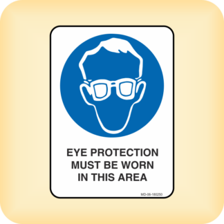 Sign - Eye Protection Must be Worn in This Area.
