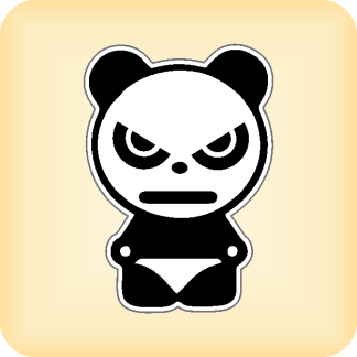 Panda - 82 x 117mm (3.2" x 4.6")