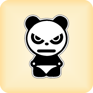 Panda - 57 x 81mm (2.2" x 3.2")