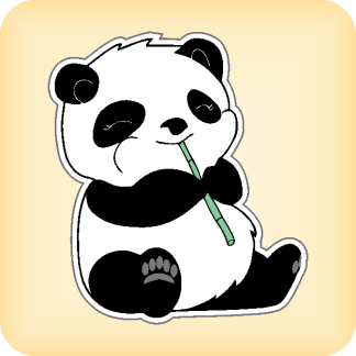 Panda - 131 x 148mm (5.2" x 5.8")