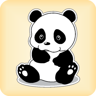 Panda - 126 x 156mm (5" x 6.1")