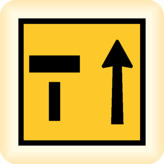 Block and Arrow - Temporary Traffic Sign