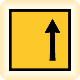 Arrow Strait - Temporary Traffic Sign
